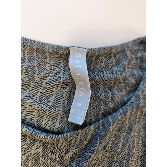 Athleta Santorini dress grey green modal EUC M sleevless summer comfortable - Picture 5 of 8